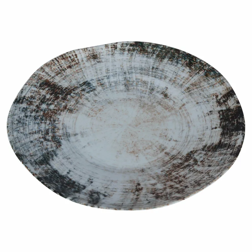 PTMD Dinerbord Kaylaa Multicolor porselein rond L - 28 cm