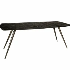 PTMD Eettafel Fieron Acacia zwart ovaal 240 cm