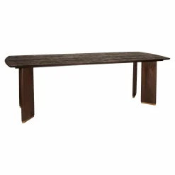 PTMD Eettafel Liber mango bruin gouden poot 200 cm