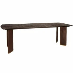 PTMD Eettafel Liber mango bruin gouden poot 280 cm