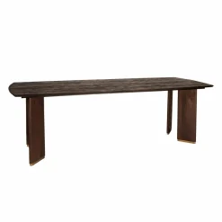 PTMD Eettafel Liber mango bruin gouden poot 240 cm