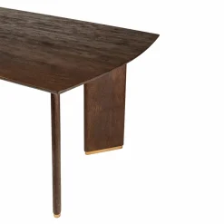 PTMD Eettafel Liber mango bruin gouden poot 240 cm