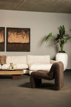 PTMD Fauteuil Oslo teddy coffee