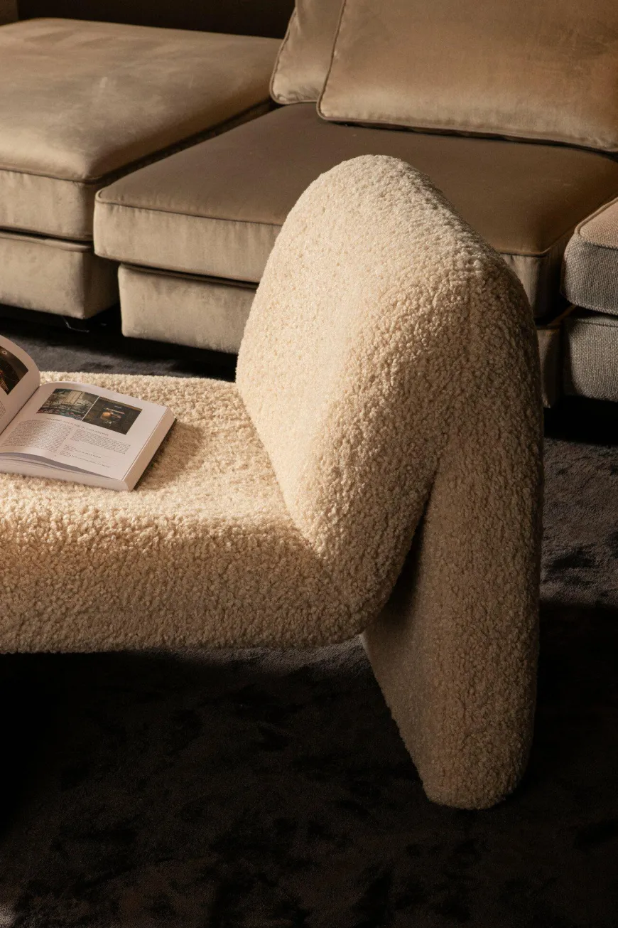 PTMD Fauteuil Oslo teddy beige