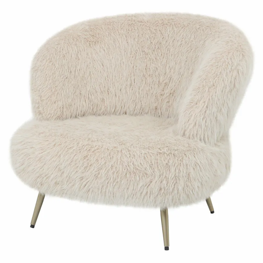 PTMD Fauteuil Franklyn Hair beige