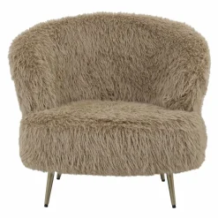 PTMD Fauteuil Franklyn Hair bruin