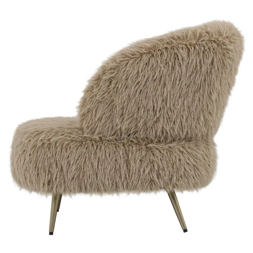 PTMD Fauteuil Franklyn Hair bruin