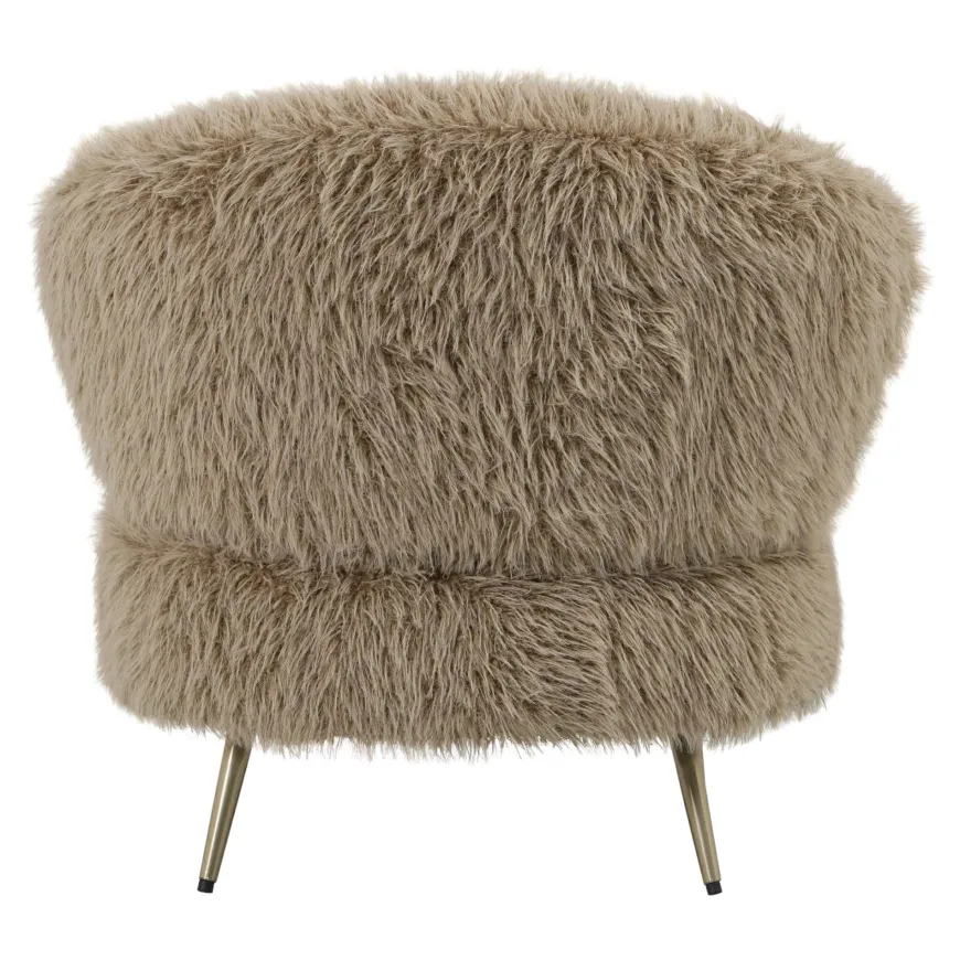 PTMD Fauteuil Franklyn Hair bruin