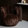 PTMD Fauteuil Furia donkerbruin