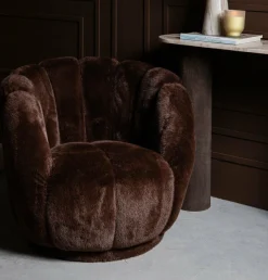 PTMD Fauteuil Furia donkerbruin