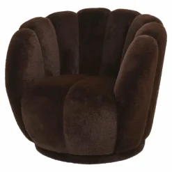 PTMD Fauteuil Furia donkerbruin