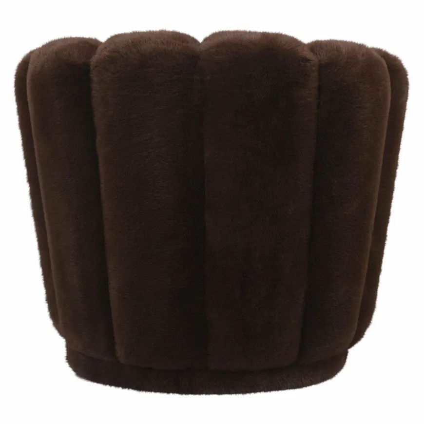 PTMD Fauteuil Furia donkerbruin
