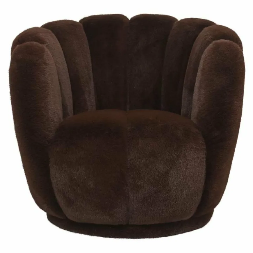 PTMD Fauteuil Furia donkerbruin