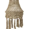 PTMD Hanglamp Milley Green cotton macrame