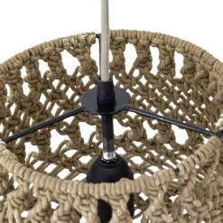 PTMD Hanglamp Milley Green cotton macrame