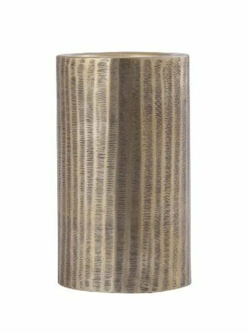 PTMD Kandelaar Jowad Antique Gold alu sheet rib S