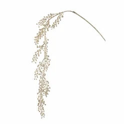 PTMD Kunsttak Berry Plant Zilver berry hanging spray