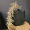 PTMD Kunsttak Leaves Plant champagne podocarpus spray