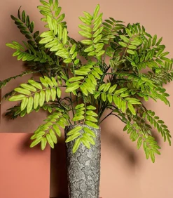 PTMD Kunsttak Leaves Plant green cassia leaves spray