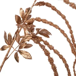 PTMD Kunsttak Twig Plant copper glitter amaranthus spray