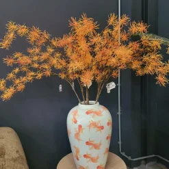 PTMD KunsttakTwig Plant hamamelis geel - oranje