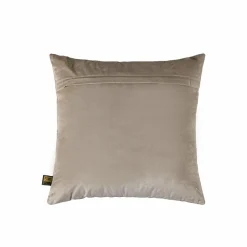 PTMD Kussen Lizze Beige velvet embroidery patroon 45 x 45