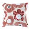 PTMD Kussen Primuse bloemen roze vierkant
