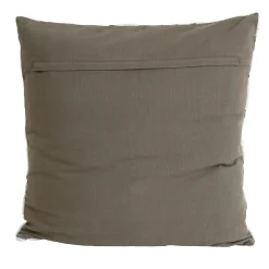 PTMD Kussen Zaraa Taupe katoen kussen weavy S