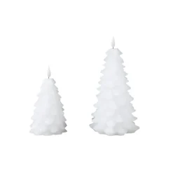 PTMD LED Kaars Boom sneeuw bewegende vlam L