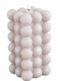 PTMD LED Licht Kaars Bubble beige L