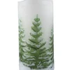 PTMD LED Licht Kaars groen tree met beweegbare vlam L