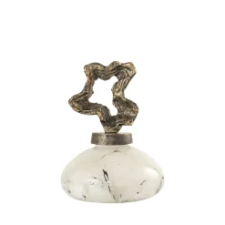 PTMD Ornament Maryan Parelvormig met aluminium deksel S