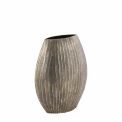 PTMD Pot Jowad Antique Gold alu sheet pot rib hoog ovaal S