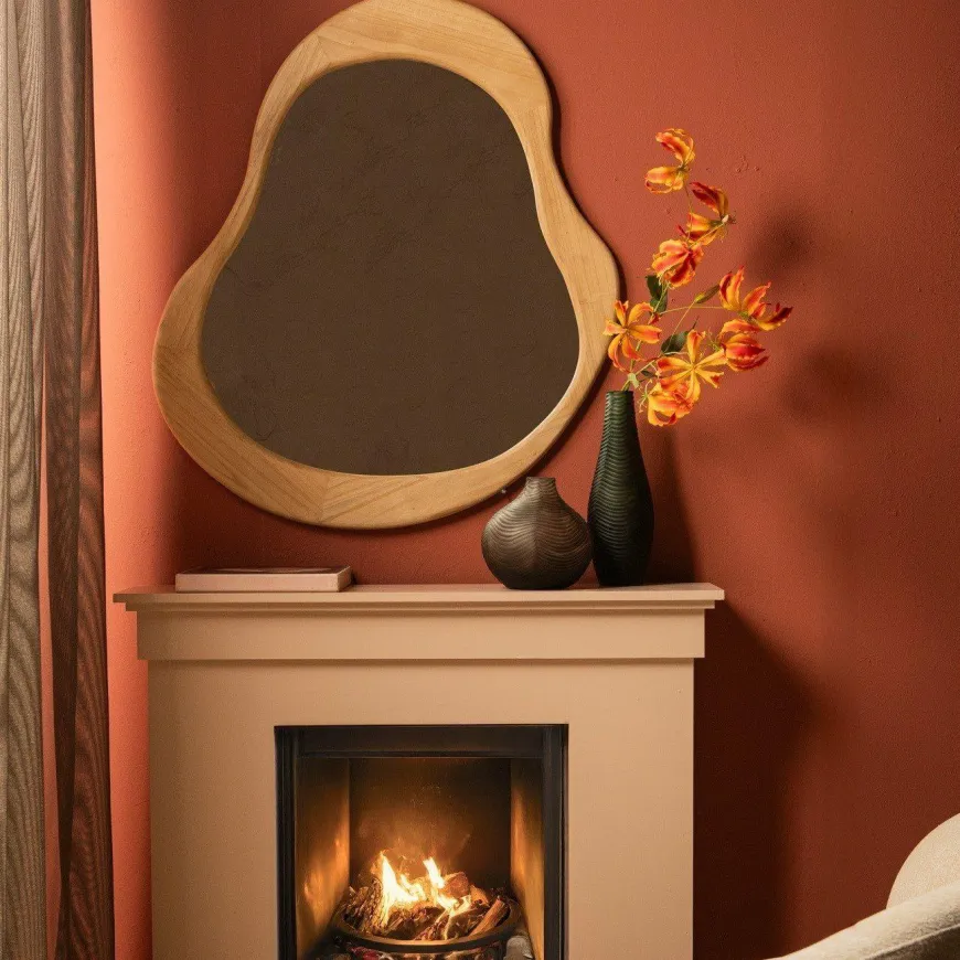 PTMD Spiegel Barragh Naturel hout organisch Medium