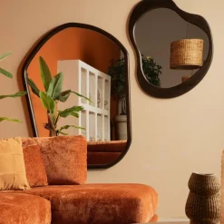 PTMD Spiegel Denholm Bruin hout groot