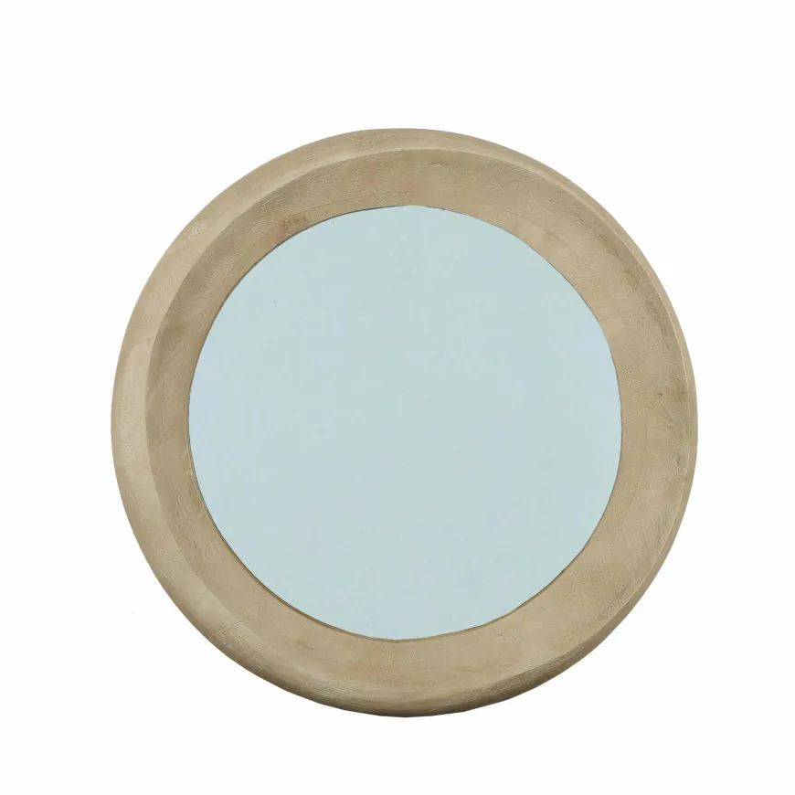 PTMD Spiegel Noam Naturel mango rond S