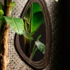 PTMD Spiegel Santin Bruin mango wood organic triangle