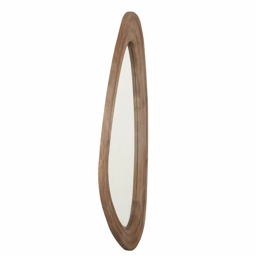 PTMD Spiegel Santin Natural mango wood organic triangle