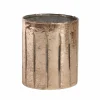 PTMD Theelicht Lisa Rose goud glas - Diverse afmetingen