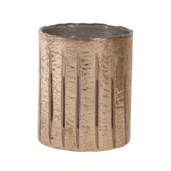 PTMD Theelicht Lisa Rose goud glas - Diverse afmetingen