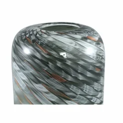 PTMD Vaas Kelsh Grijs Waves glas mixed rond L