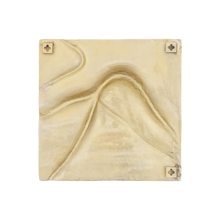 PTMD Wandornament Gihan goud alu wave lines M