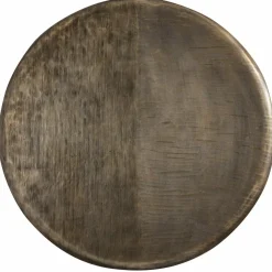 PTMD Wandornament Jowad Antiek Goud geribbed L - Ø 95 cm