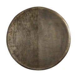 PTMD Wandornament Jowad Antiek Goud geribbed L - Ø 95 cm