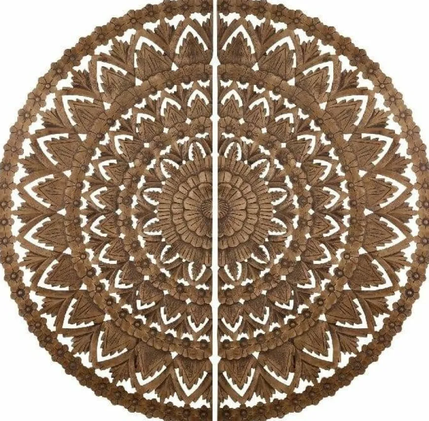 PTMD Wandornament Willian Bruin 2 delen