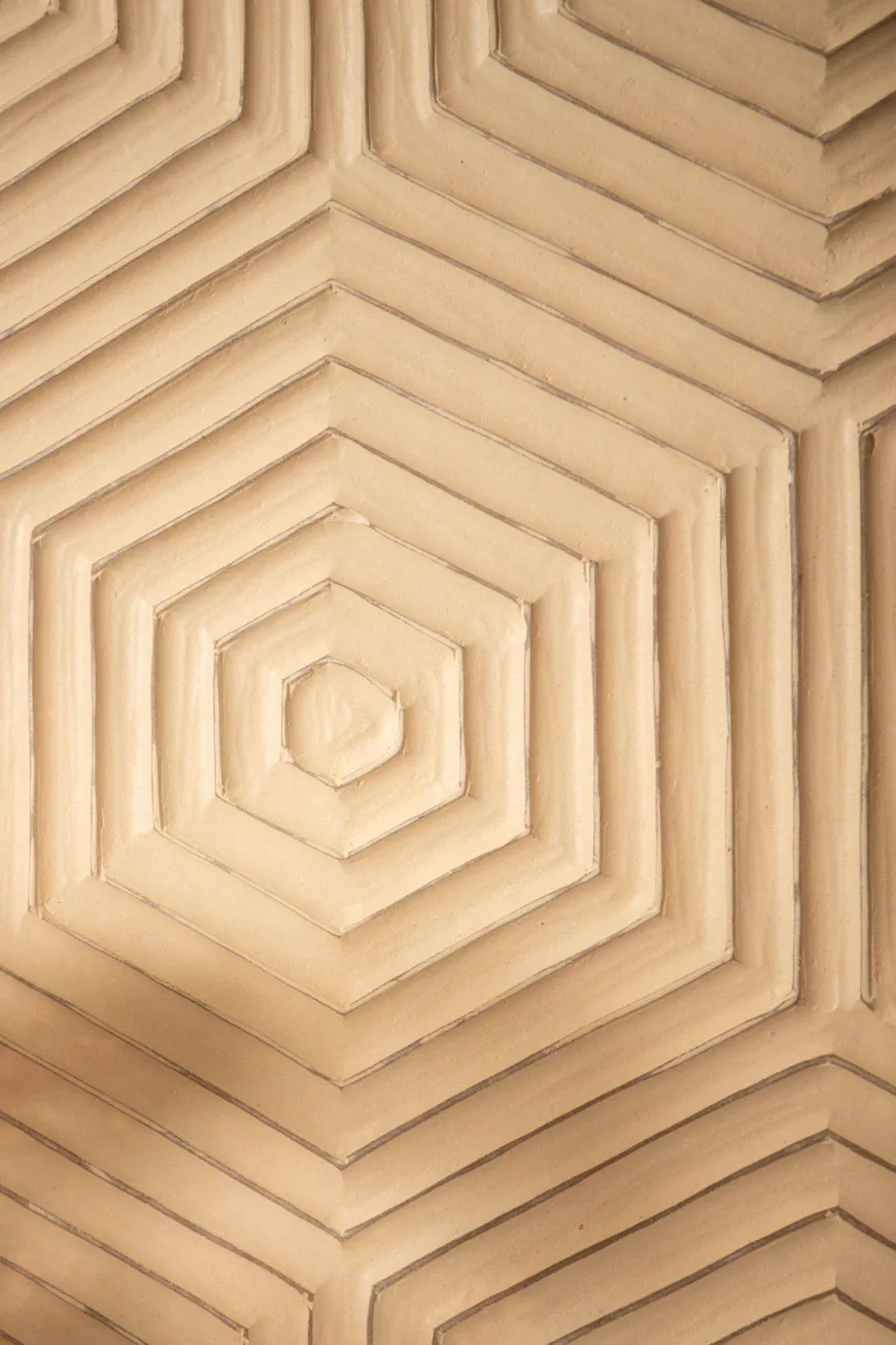 PTMD Wandpaneel Elasah hexagon creme