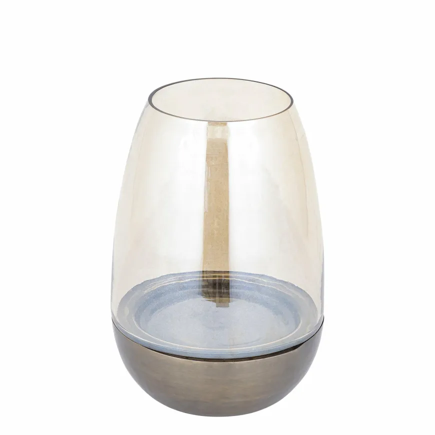 PTMD Windlicht Kalley bruin L