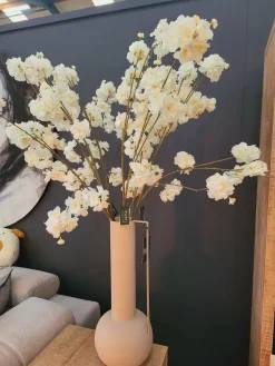 Pure Kunsttak groot Bloesem 115 cm Crème