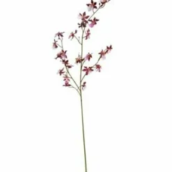 Pure Kunsttak grote dansende Orchidee 100 cm Burgundy