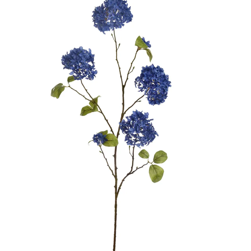 Pure Kunsttak Hortensia groot 110 cm donkerblauw